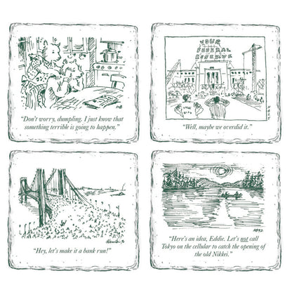 Marble Coaster Set By Art & Stone