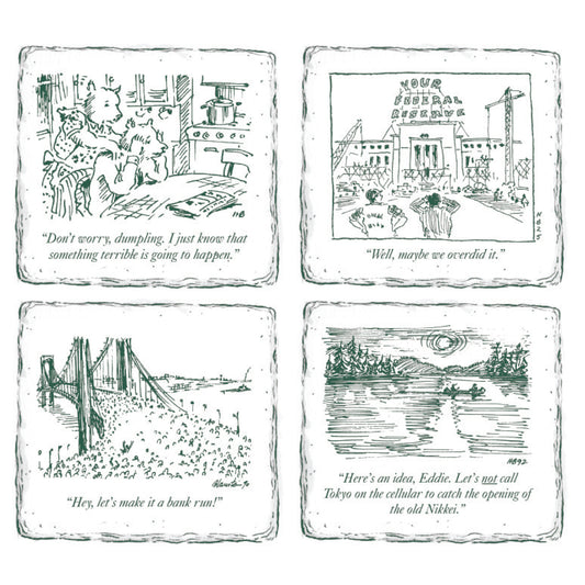 Marble Coaster Set By Art & Stone